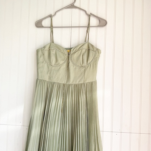 Anthropologie Size S Petite Verb by Pallavi Singhee Corset Embellished Dress NEW - Picture 5 of 9